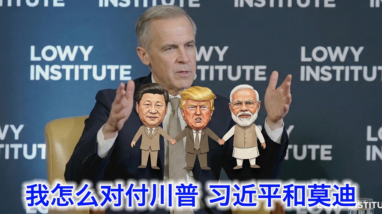 加拿大总理卡尼谈跟川普，习近平和莫迪打交道：习近平最恨颐使气指，川普最烦光说不练，莫迪标准工作狂（中文字幕）