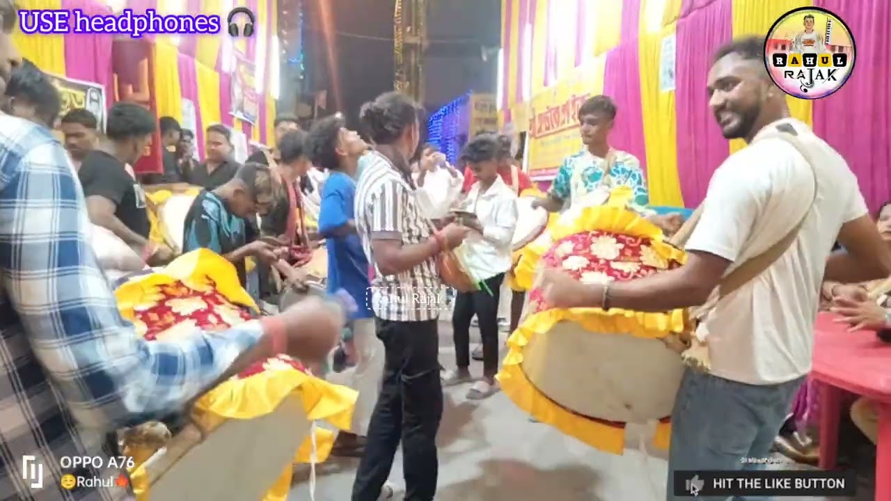 Raj Dhol tasha 💥 Nabadwip Rash💥🎹 playing by - Dev Da 💖song - Use Toofan kehte Hai💖 Sri Mandir club💥