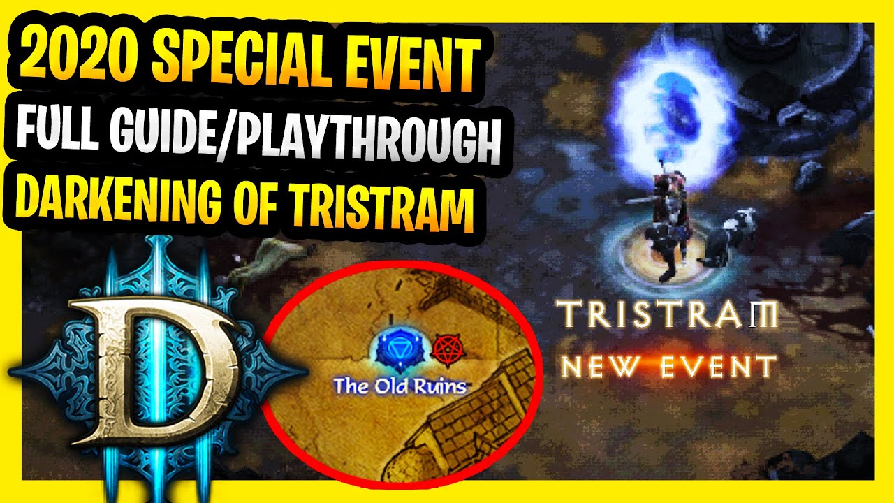 Diablo 3 Special Event Darkening of Tristram 2020 Full Guide Anniversary Event All Unlocks, Pets