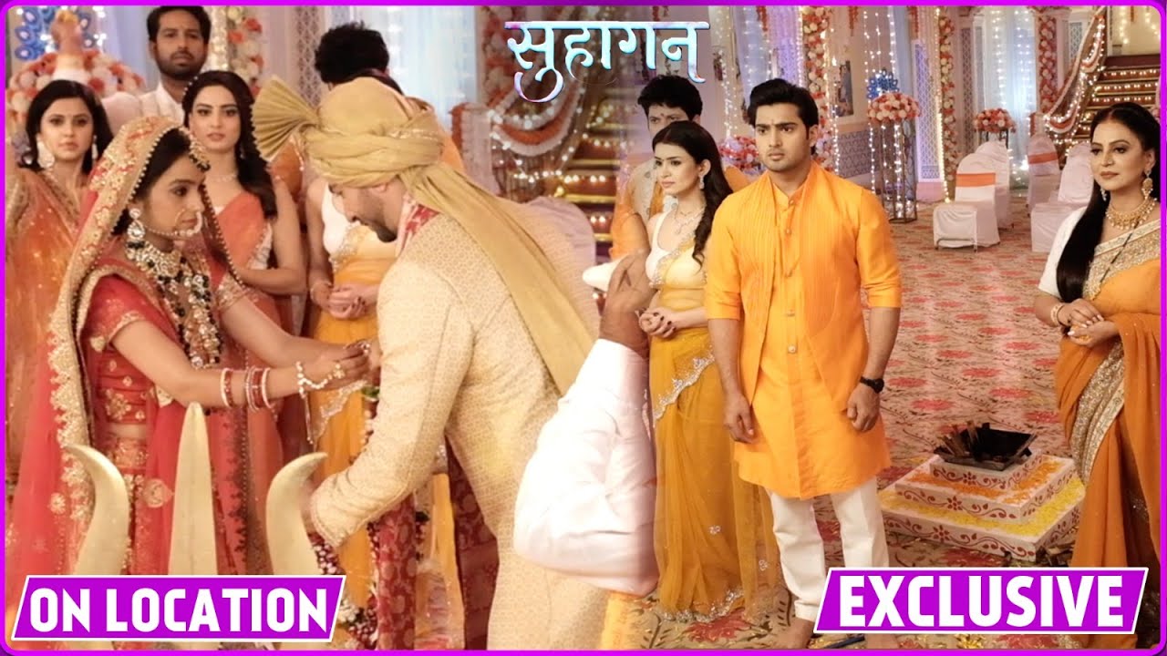 Suhaagan | On Location | Bindiya Samay Ki Hui Shaadi, Bindiya Samay Ko Sath Dekh Krish Ke Ude Hosh |