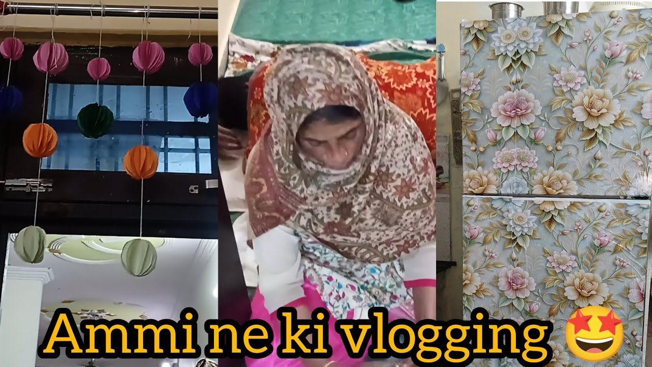 Ammi ne ki pehli baar vlogging 🤩|| Fridge Makeover 🫠|| Pehla Roza ✨