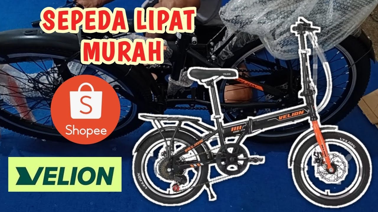 NEKAT beli sepeda lipat di aplikasi shopee , bagus kah ?
