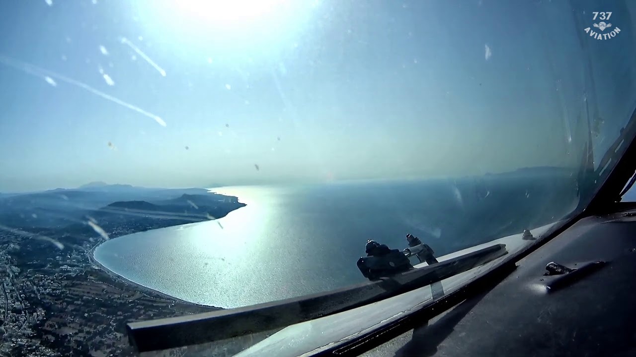 HD - Boeing 737 landing in Rhodes - RHO/LGRP