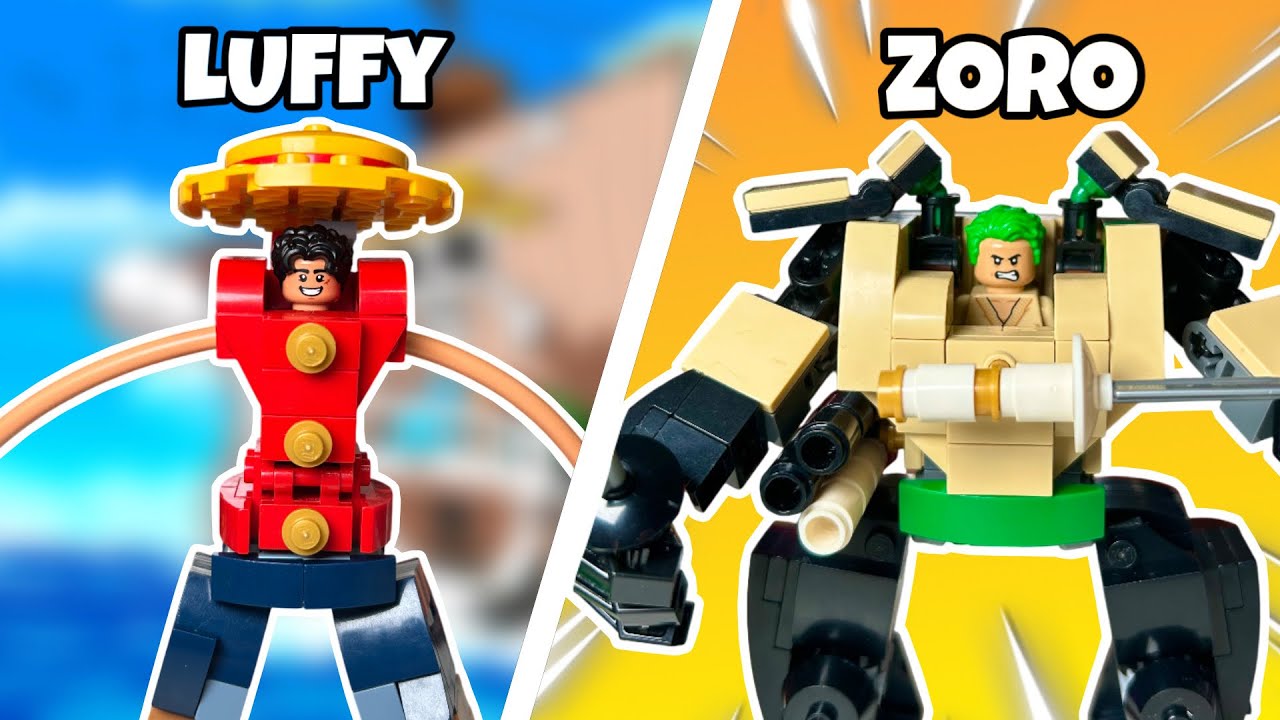 Я построил роботов LEGO One Piece