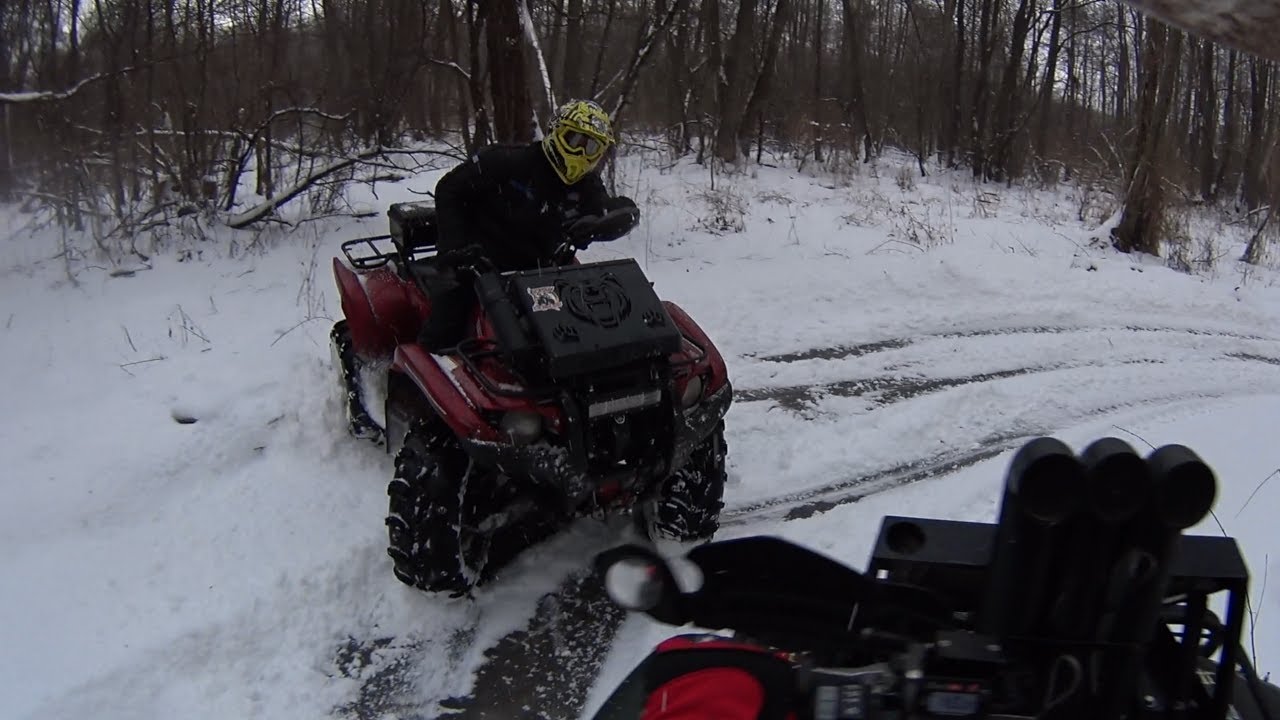 ❄️ZIMOWISKO❄️QUAD EXTREME💥🔥WINTER🔥💥YAMAHA GRIZZLY 700⚡HONDA RINCON⚡CAN AM RENEGADE⚡FULL POWER!🤘Cz.3
