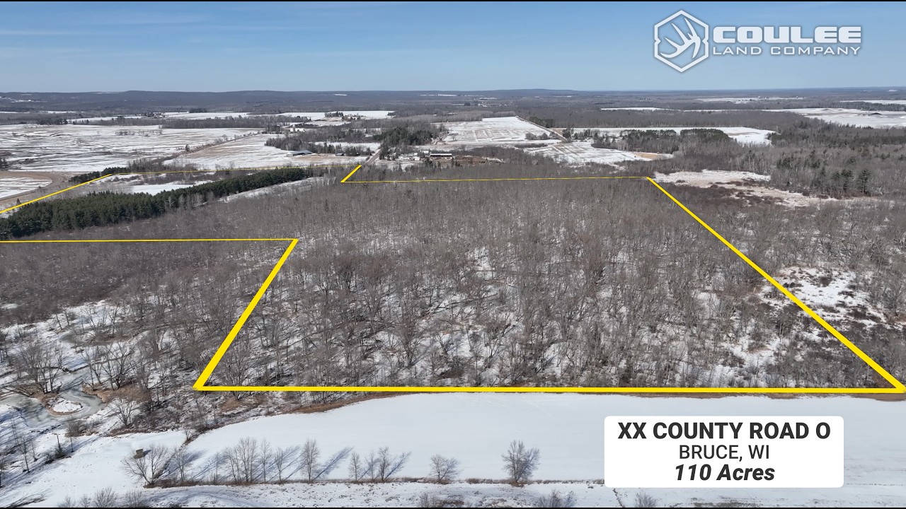 XX County Road O Bruce WI 110 acre
