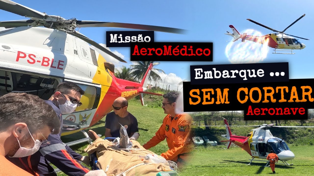 Missão Aeromédico #3: 🚁 Embarque de Paciente GRAVE no Falcão 05 SEM 