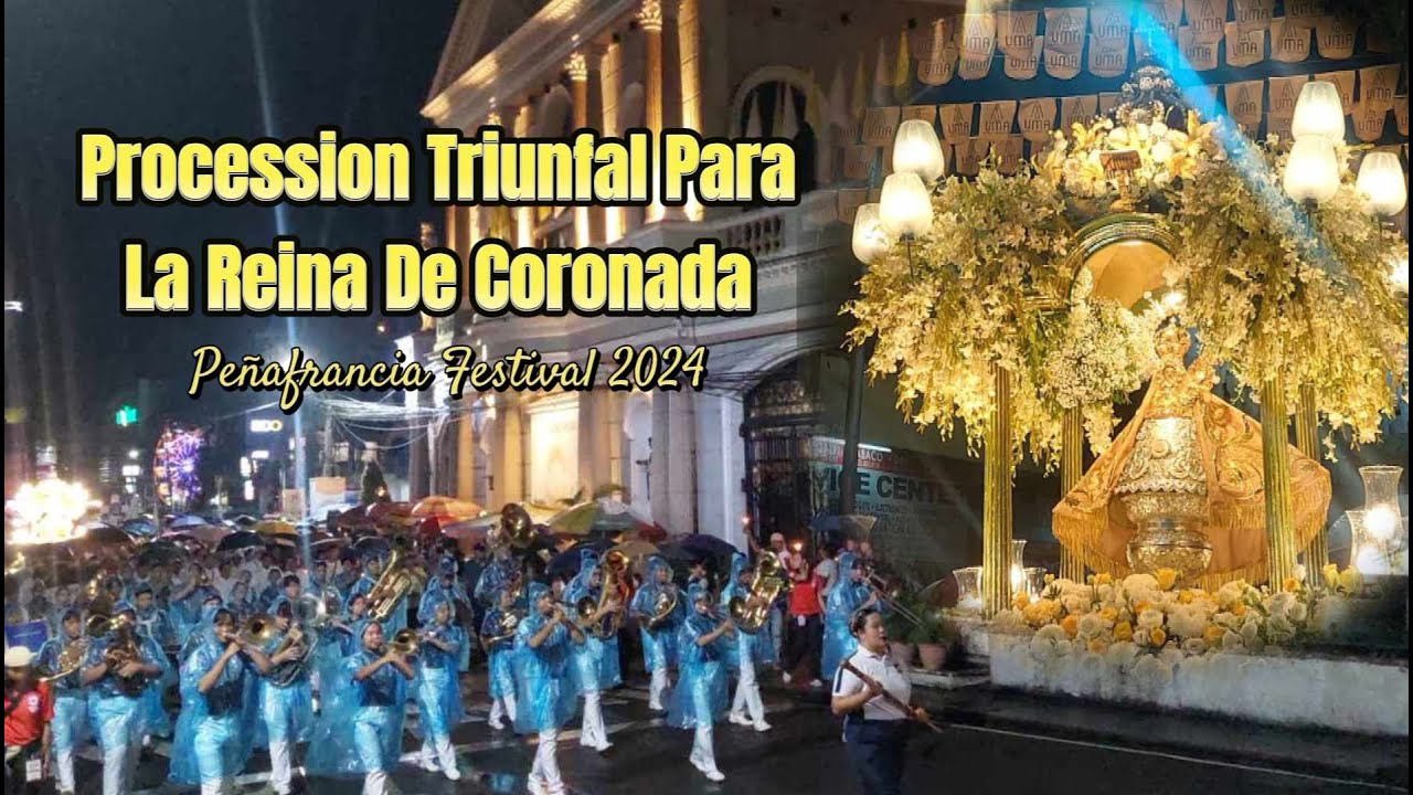 PROCESSION TRIUNFAL PARA LA REINA CELESTIAL DE CORONADA | PEÑAFRANCIA FESTIVAL 2024