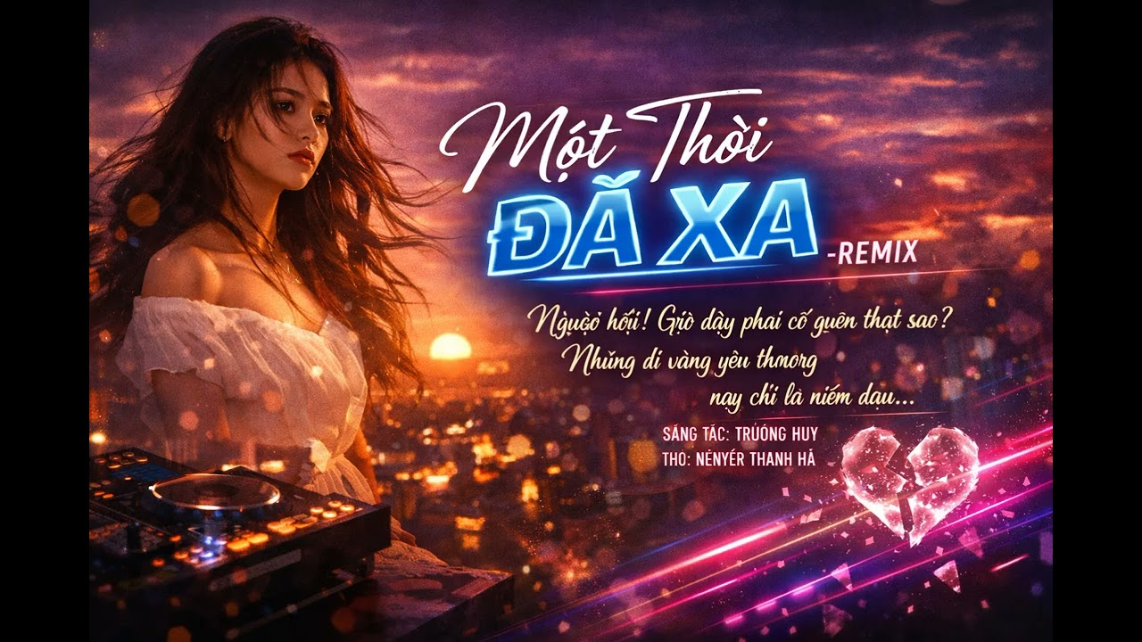 MỘT THỜI ĐÃ XA (NAM) - REMIX - ST TRƯỜNG HUY & THƠ NGUYỄN THANH HA - KIM LE AI