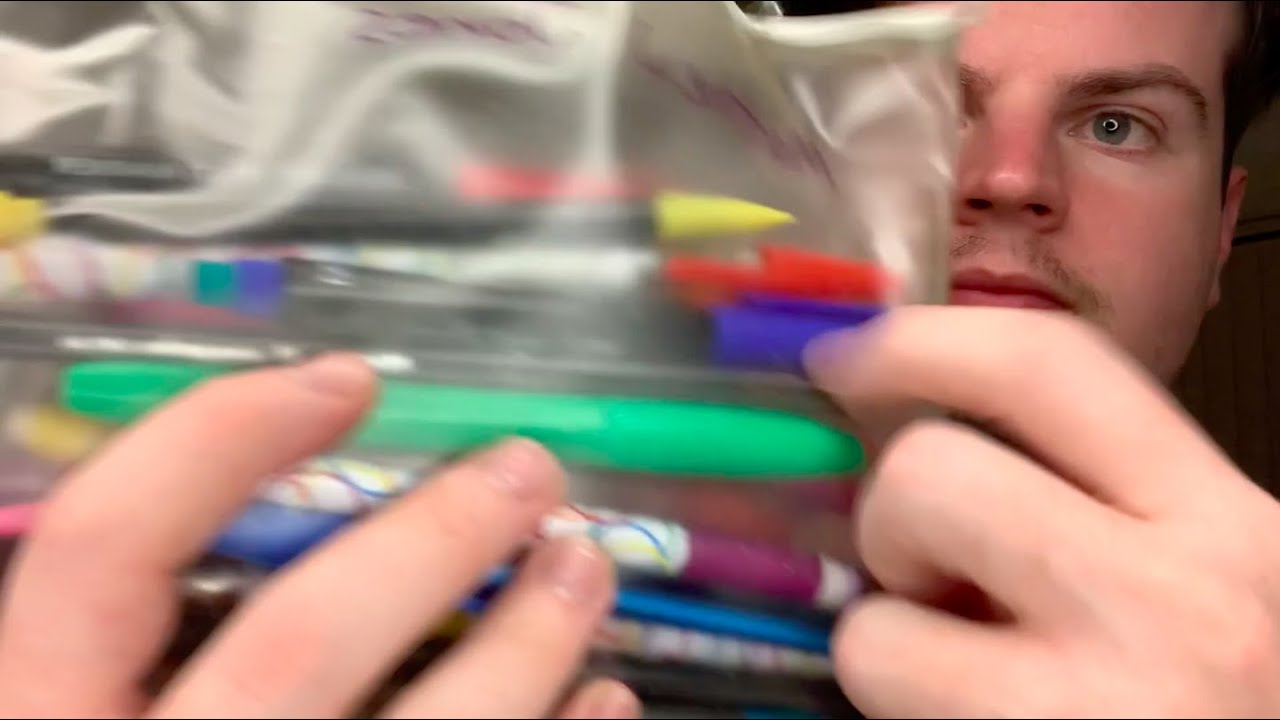 ASMR Fast & Aggressive Pencil Case Tapping, Scratching (lofi)