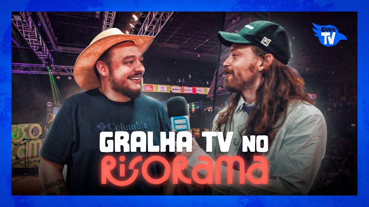 GRALHA TV NO RISORAMA | CICERO VIANA CONVERSA COM OS COMEDIANTES