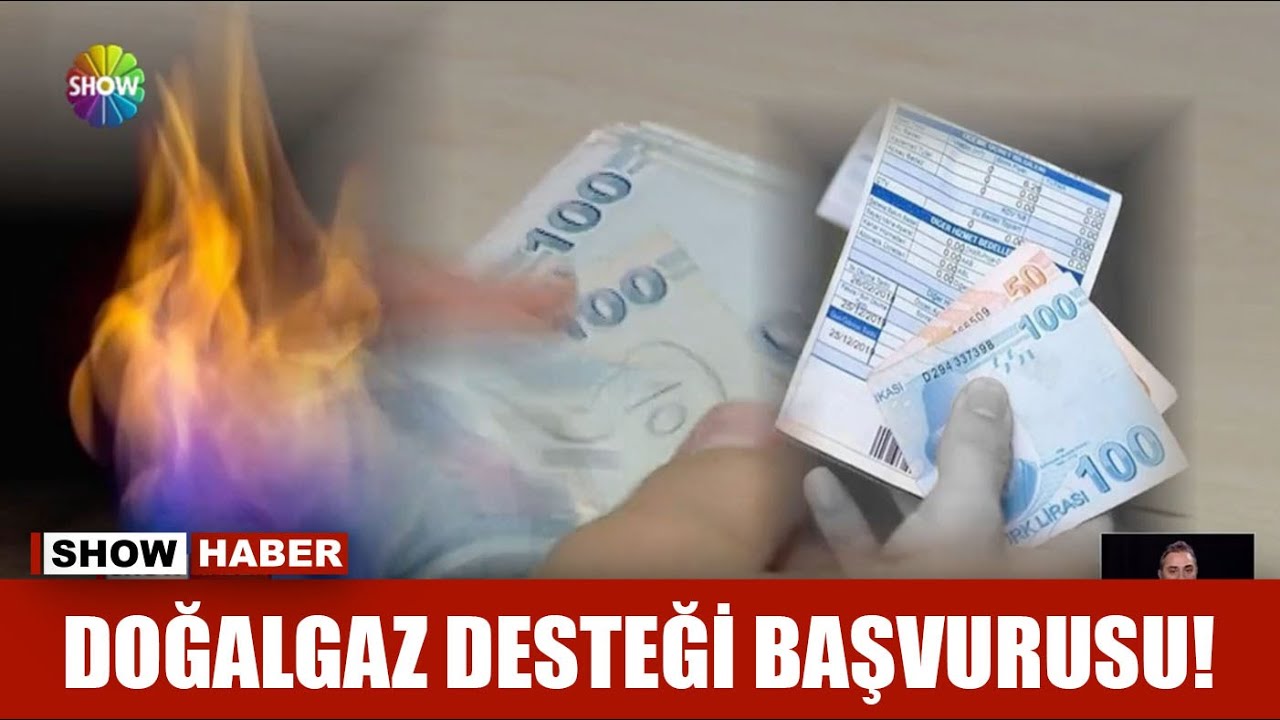 Doğalgaz desteği başvurusu!