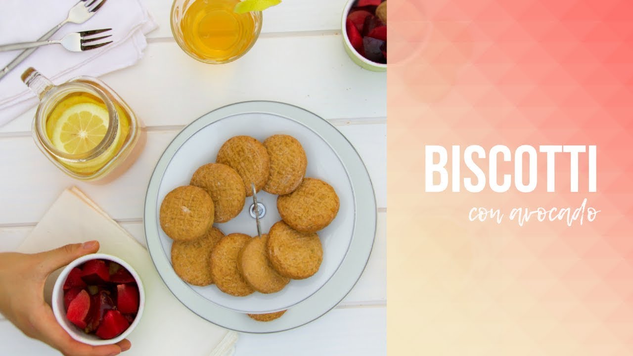 BISCOTTI CON AVOCADO - Ricetta senza latte né burro