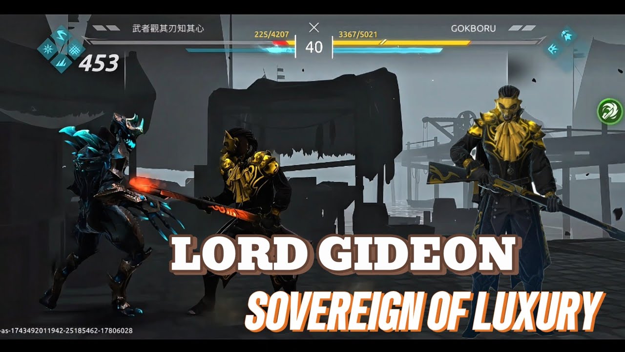 Lord Gideon New Skin - Sovereign of Luxury! | Shadow Fight 4 Exclusive 👑