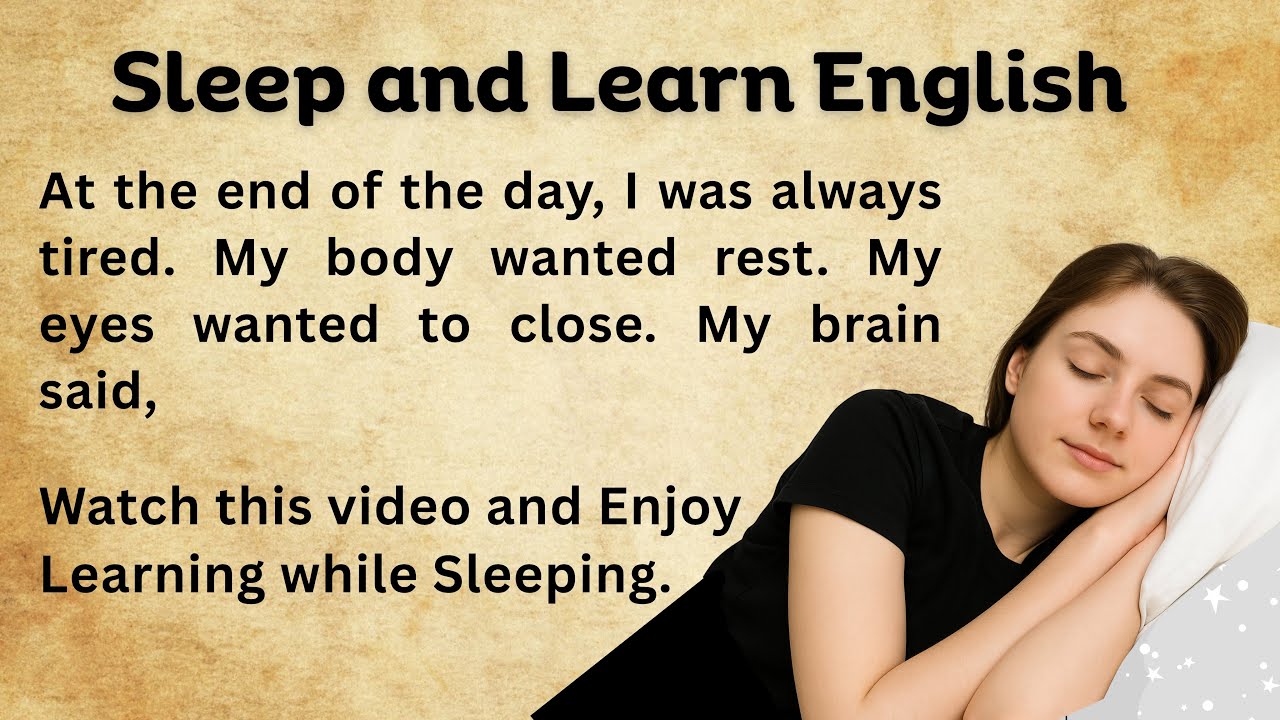Sleep and Learn English || The Easiest Way to Improve Without Studying