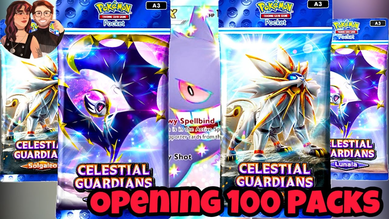 Pokémon TCG Pocket: Celestial Guardians- Opening 100 Packs