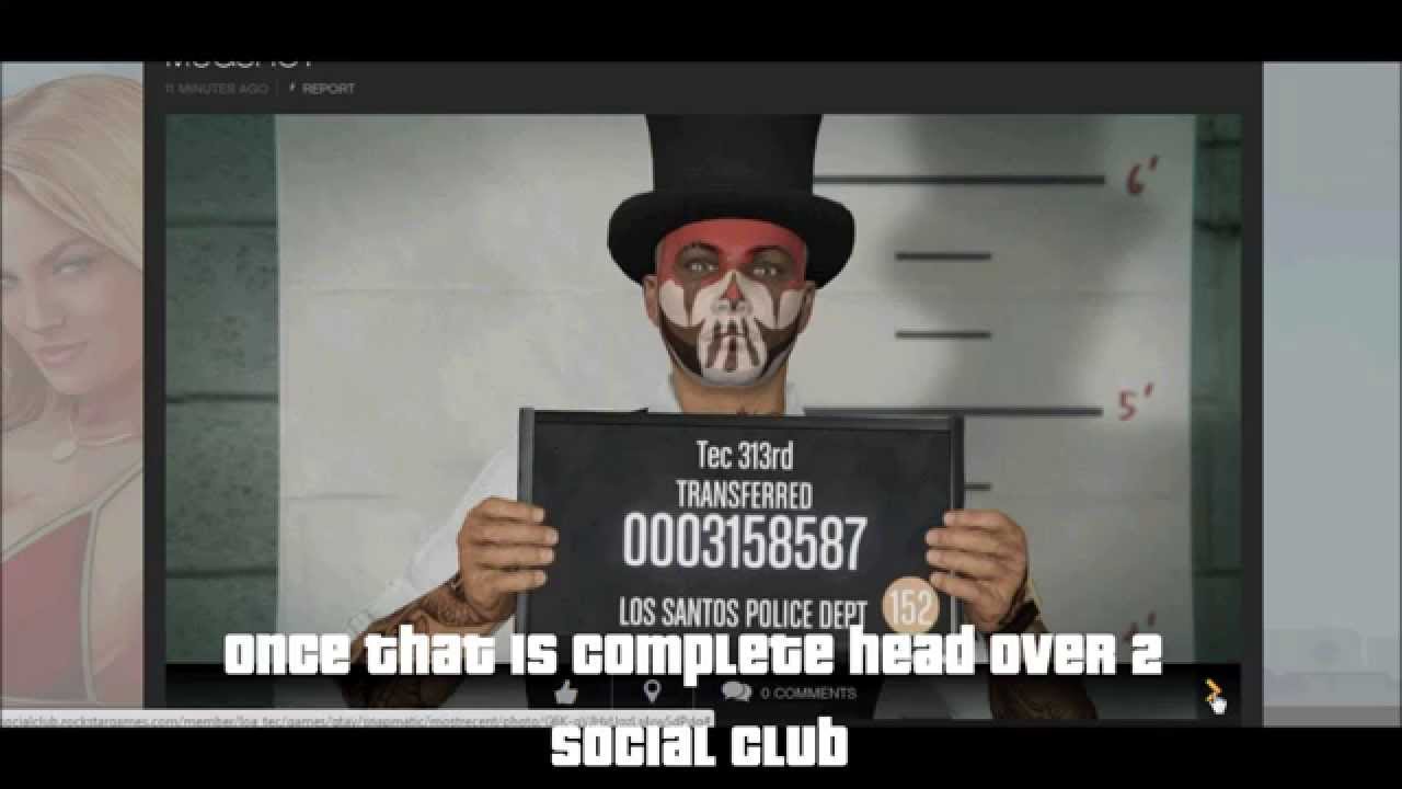 How to Get Snapmatic Photos onto Social Club in GTAV for PS4 / Xbox One