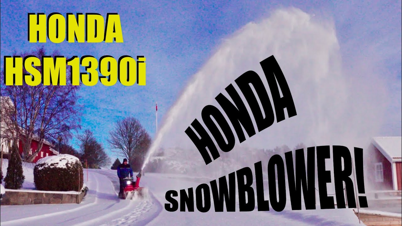 Honda Snowblower. HSM1390i HYBRID