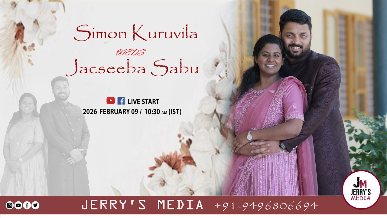 SIMON KURUVILA  WEDS  JACSEEBA SABU  // WEDDING CEREMONY LIVE🛑// (09-02-2026)