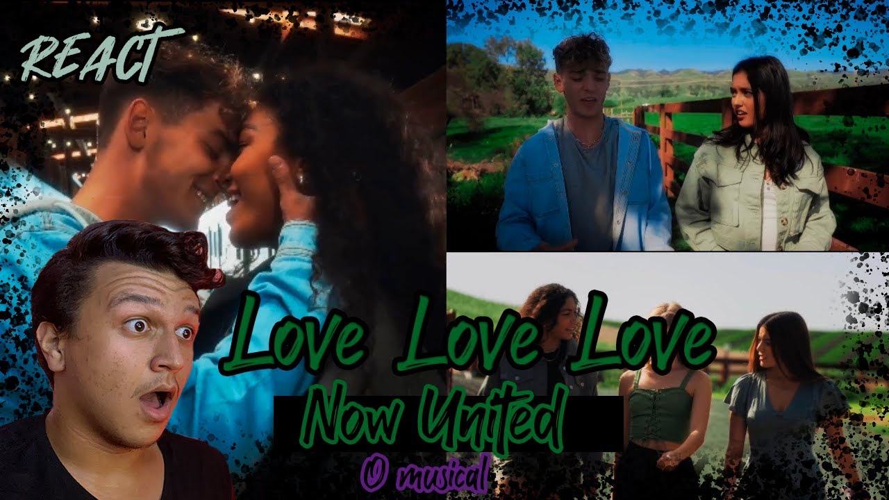 (React) Now United - Love, Love, Love (Musical) | Professor de Dança Reagindo