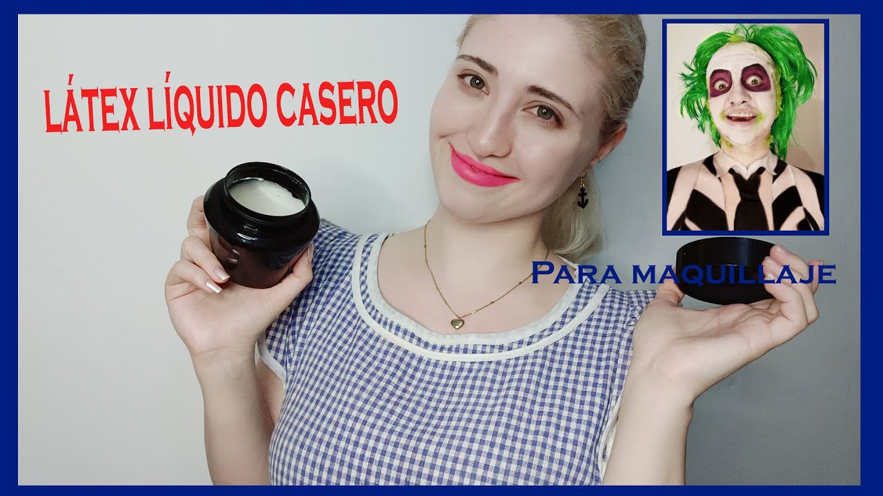 Cómo preparar LÁTEX líquido casero para maquillaje