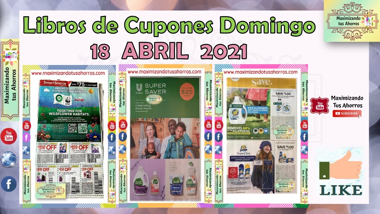 🚨Previa Libros de Cupones 👉4/18/21