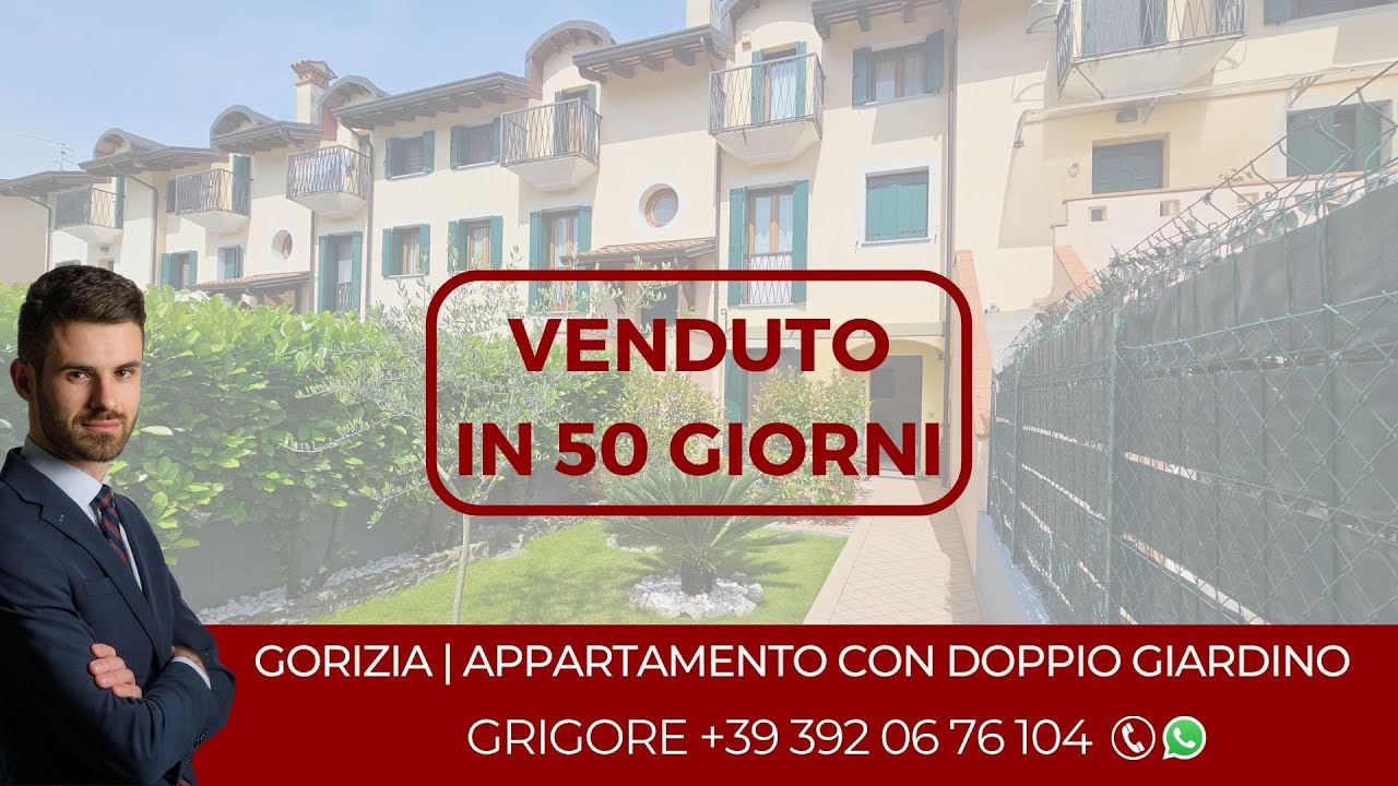 VENDUTO | Un'oasi in città: appartamento pronto all'uso con doppio giardino