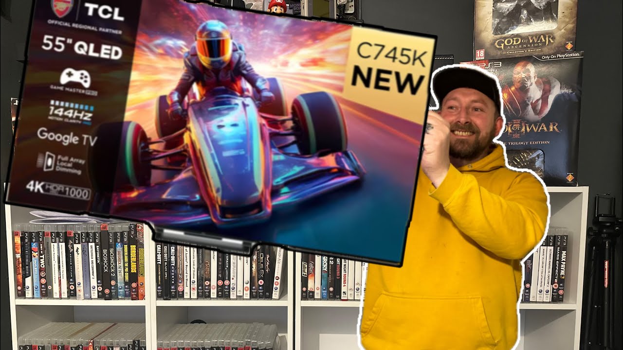 NEW TV Setup in the games room!