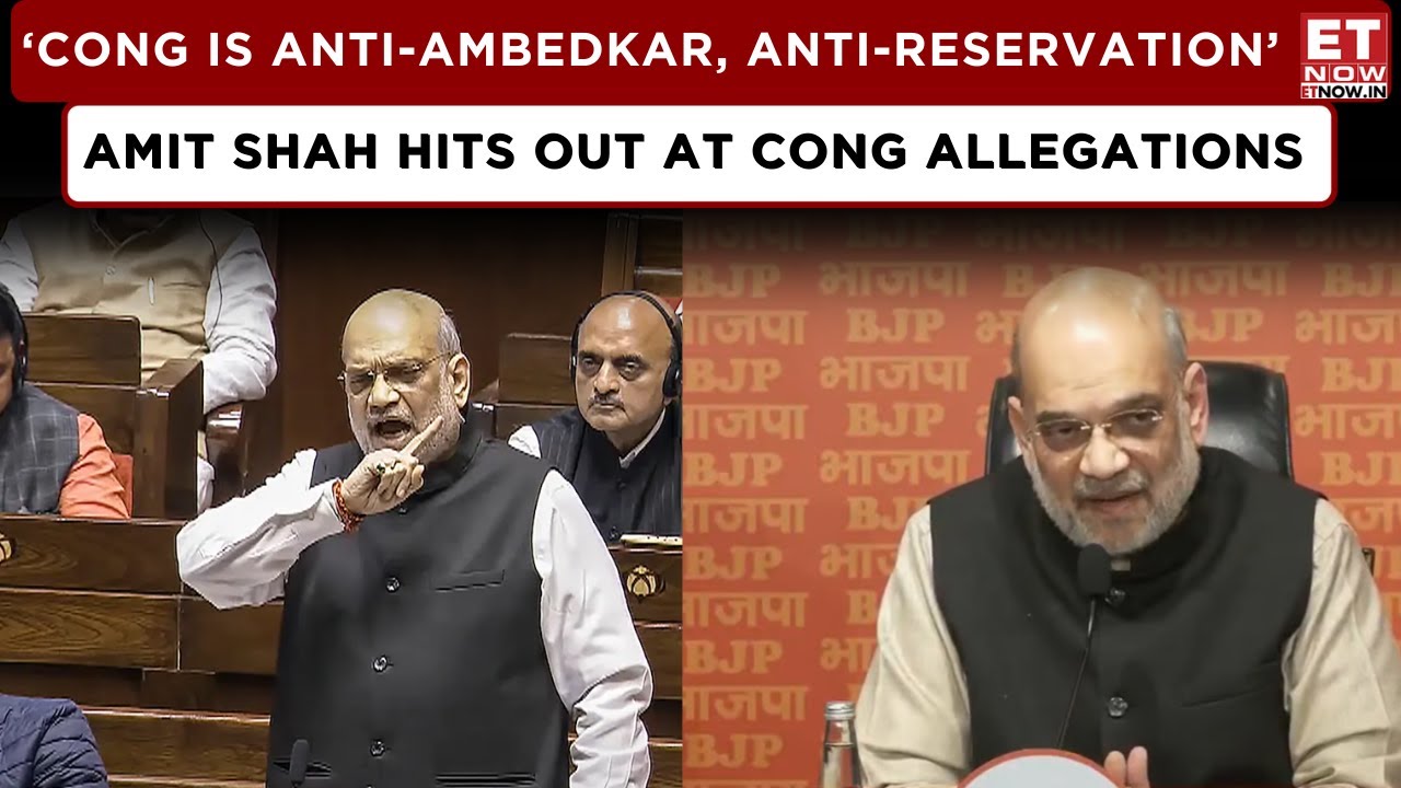 Parliament Showdown: HM Amit Shah Clarifies His Remarks On BR Ambedkar, Slams Congress & Opposition!