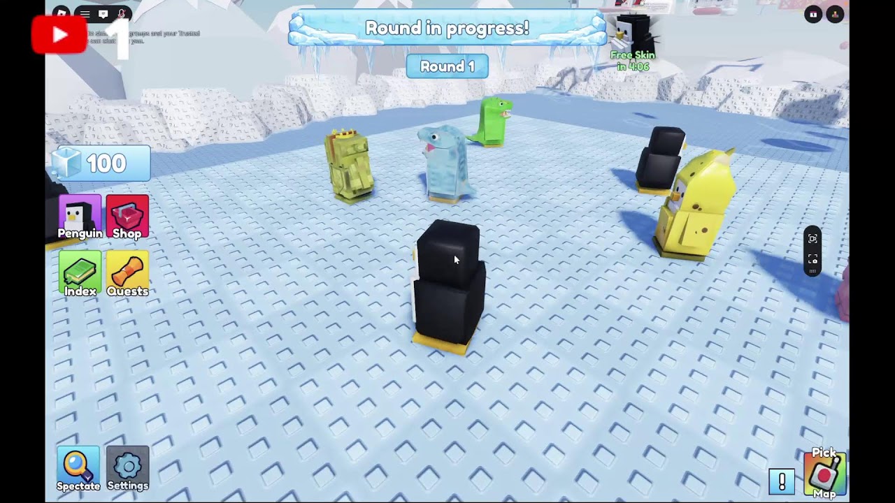 Playing roblox games!