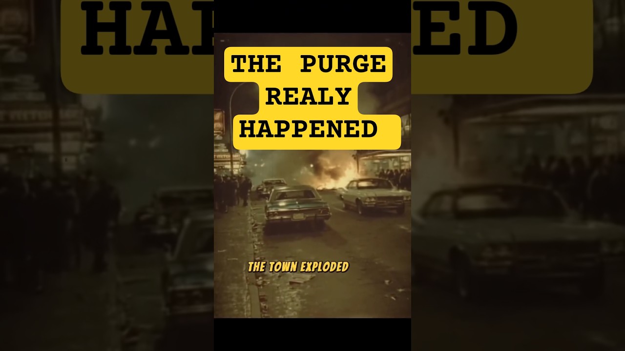Wow, It was covered up. The purge! #thepurge #purge