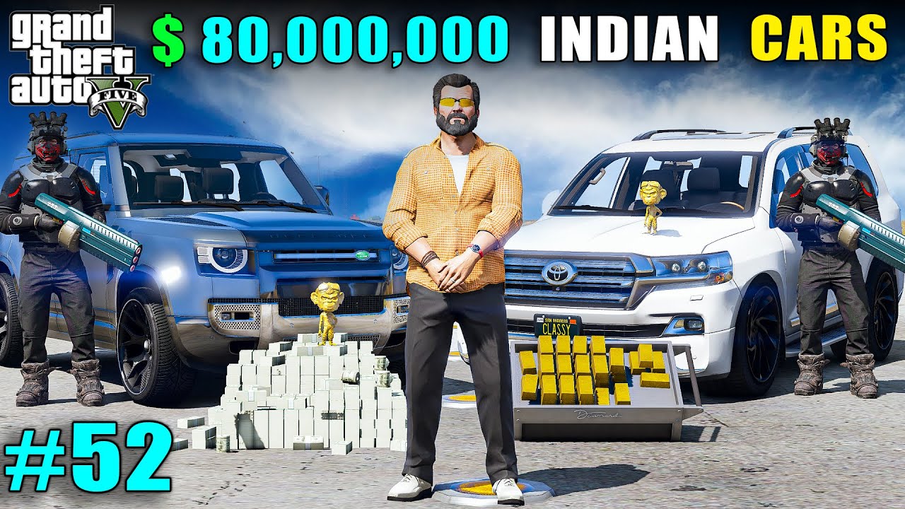 Powerful Indian Super Cars Deal Worth $80,00,000 Million | Gta V Gameplay | Hindi