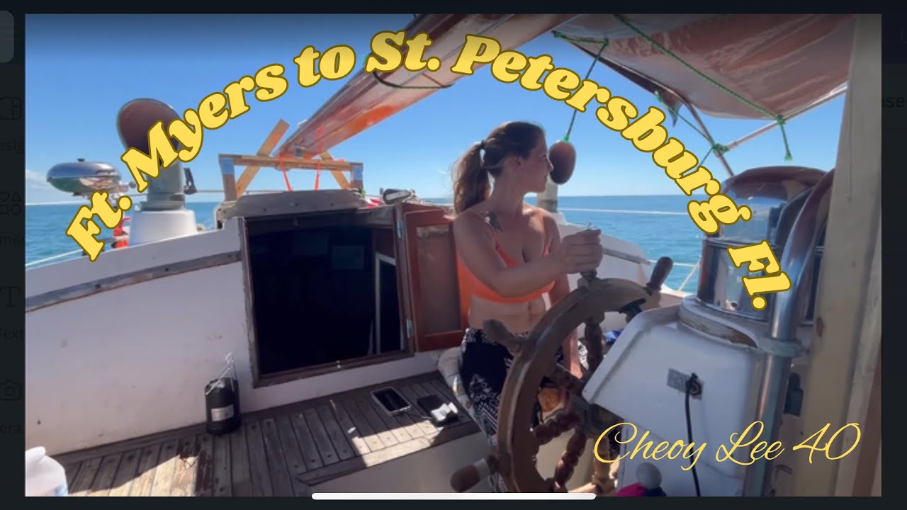 Cheoy Lee Yacht cruising up the Florida coast. #cheoylee #sailboat #classicboat #boats 