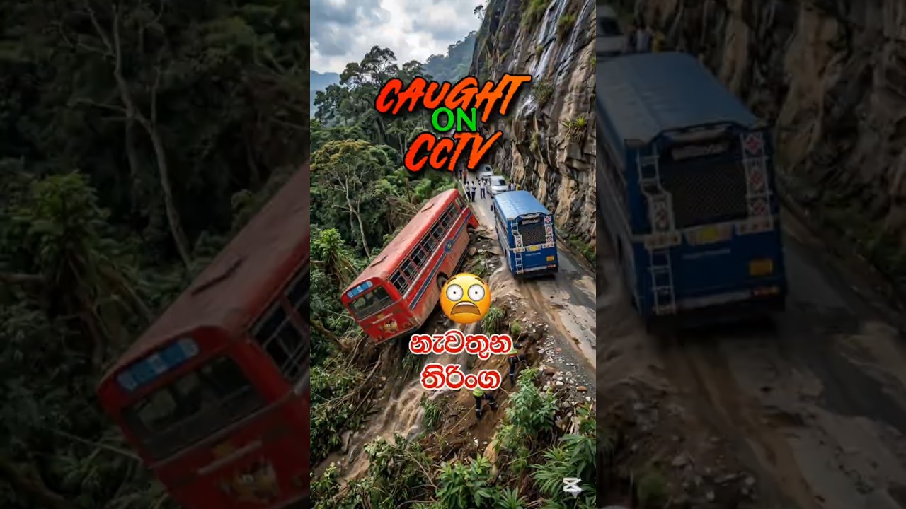 පෙරලුනා නේද? 🥺😱shocked bus accident #shorts #viral #subscribe #gaming Subscribe for more video
