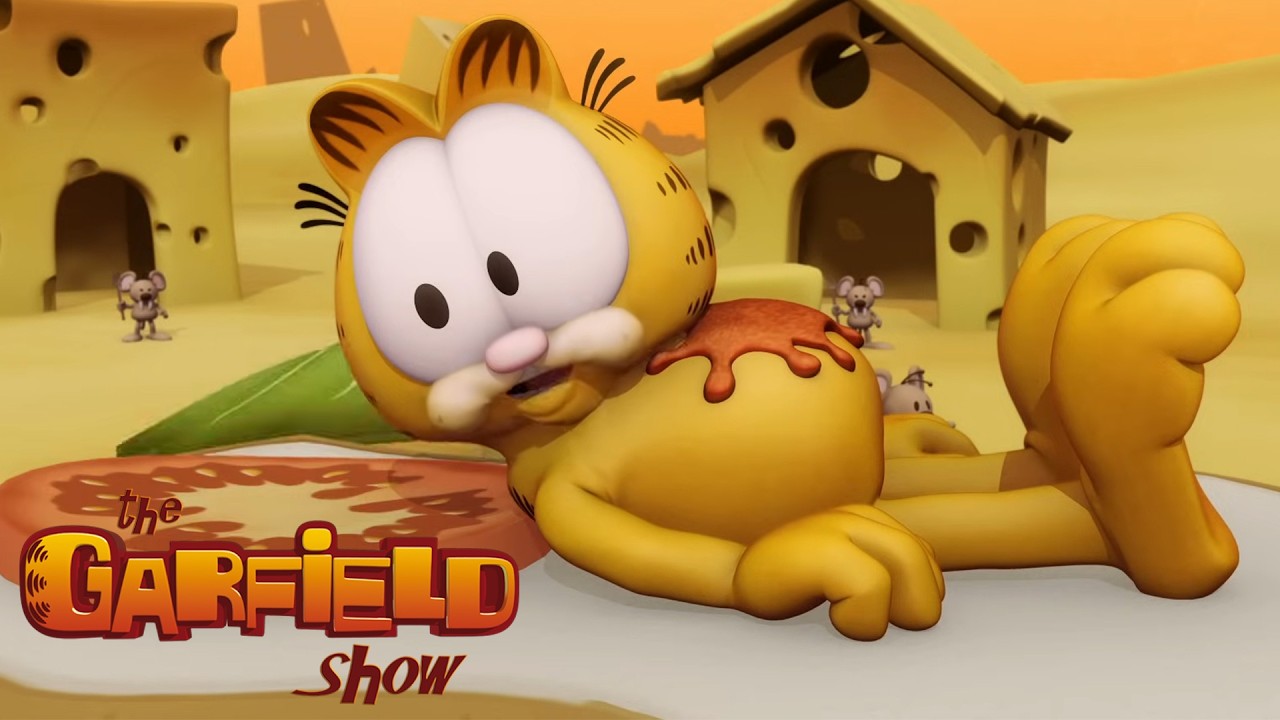 🧡🍕 Space Lasagna  🍝 👾 Garfield Cartoon Collection