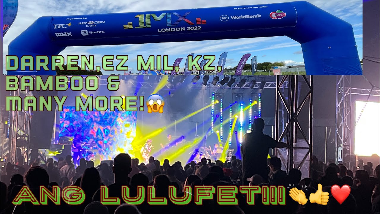 We went to 1MX LONDON 2022 Music Festival!😱👍 Lufeeettt!!❤️