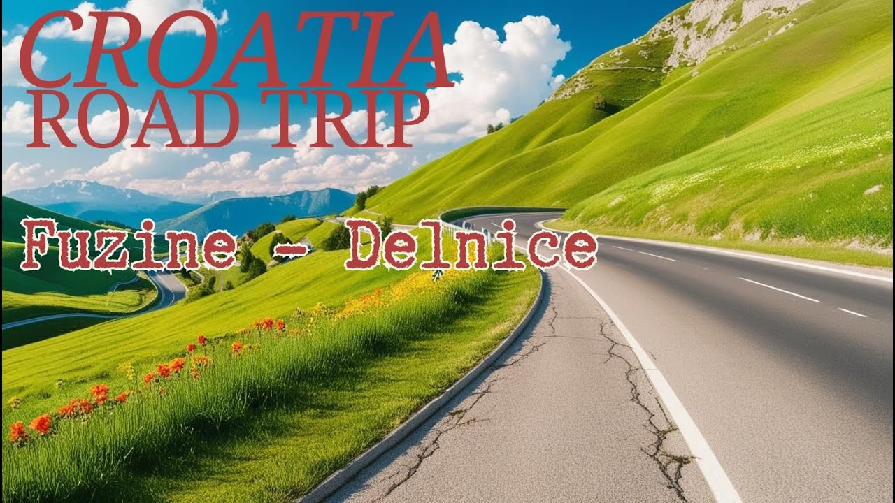 Summer 2024 Road Trip 🇭🇷 | Fuzine Lake to Delnice 4K Real-Time 🚗