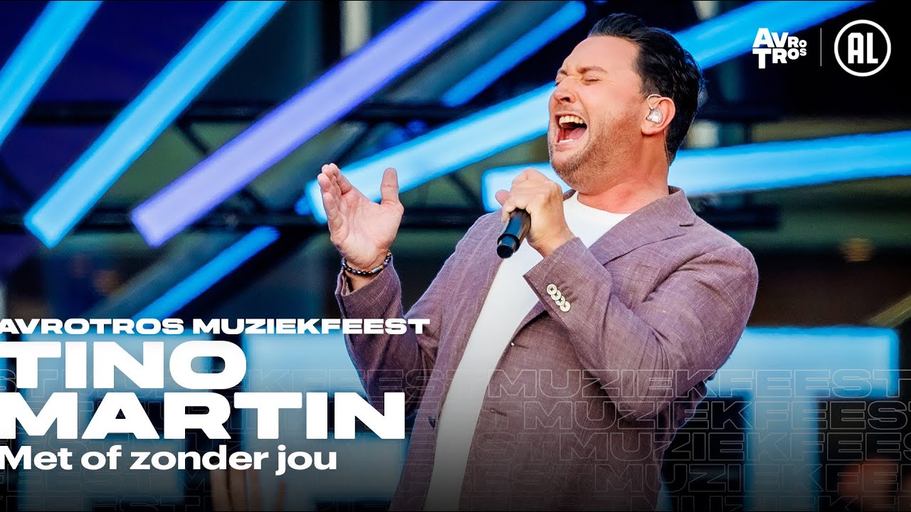 Tino Martin - Met of zonder jou (LIVE) &bull; Muziekfeest op het Plein 2025