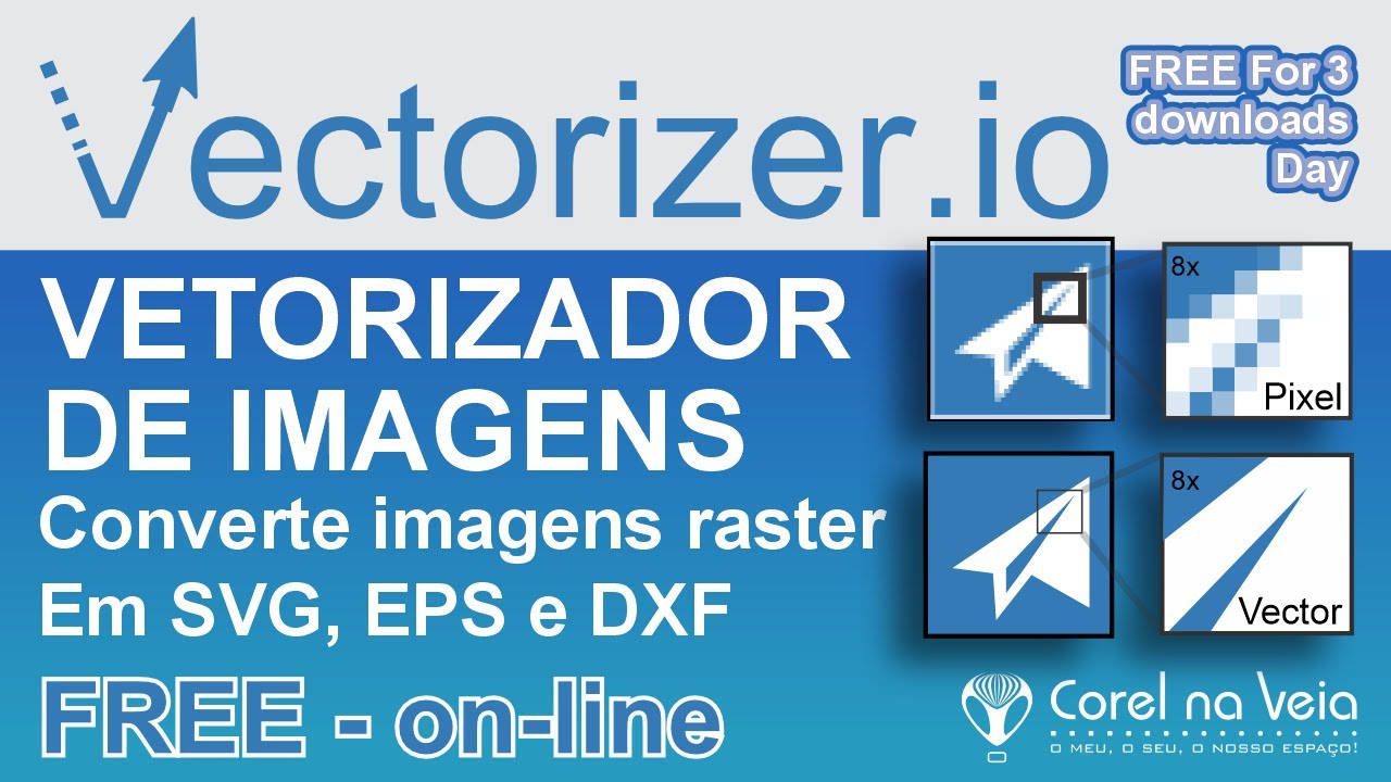 Vectorizer IO Vetorizador de Imagens FREE e On Line