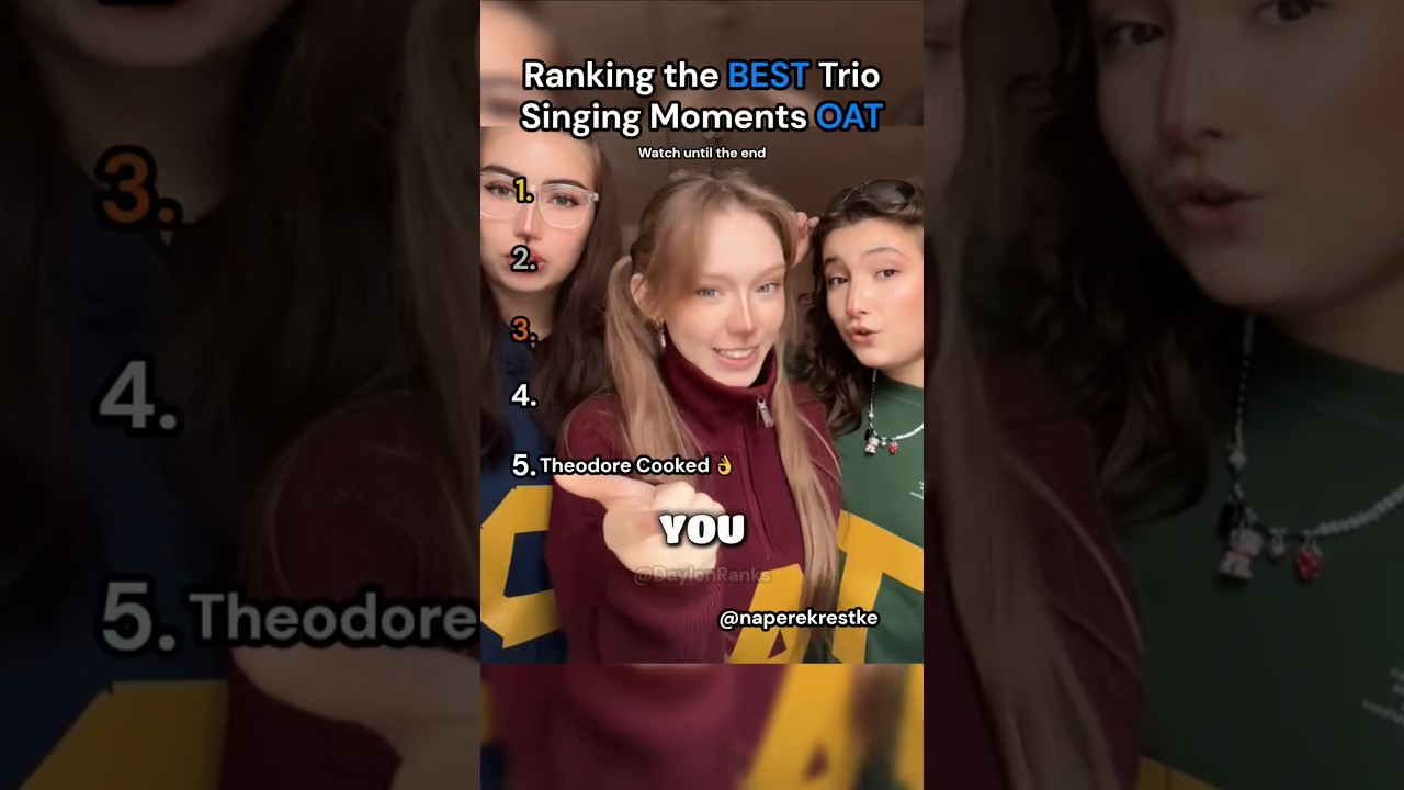 Ranking the BEST Trio Singing Moments OAT