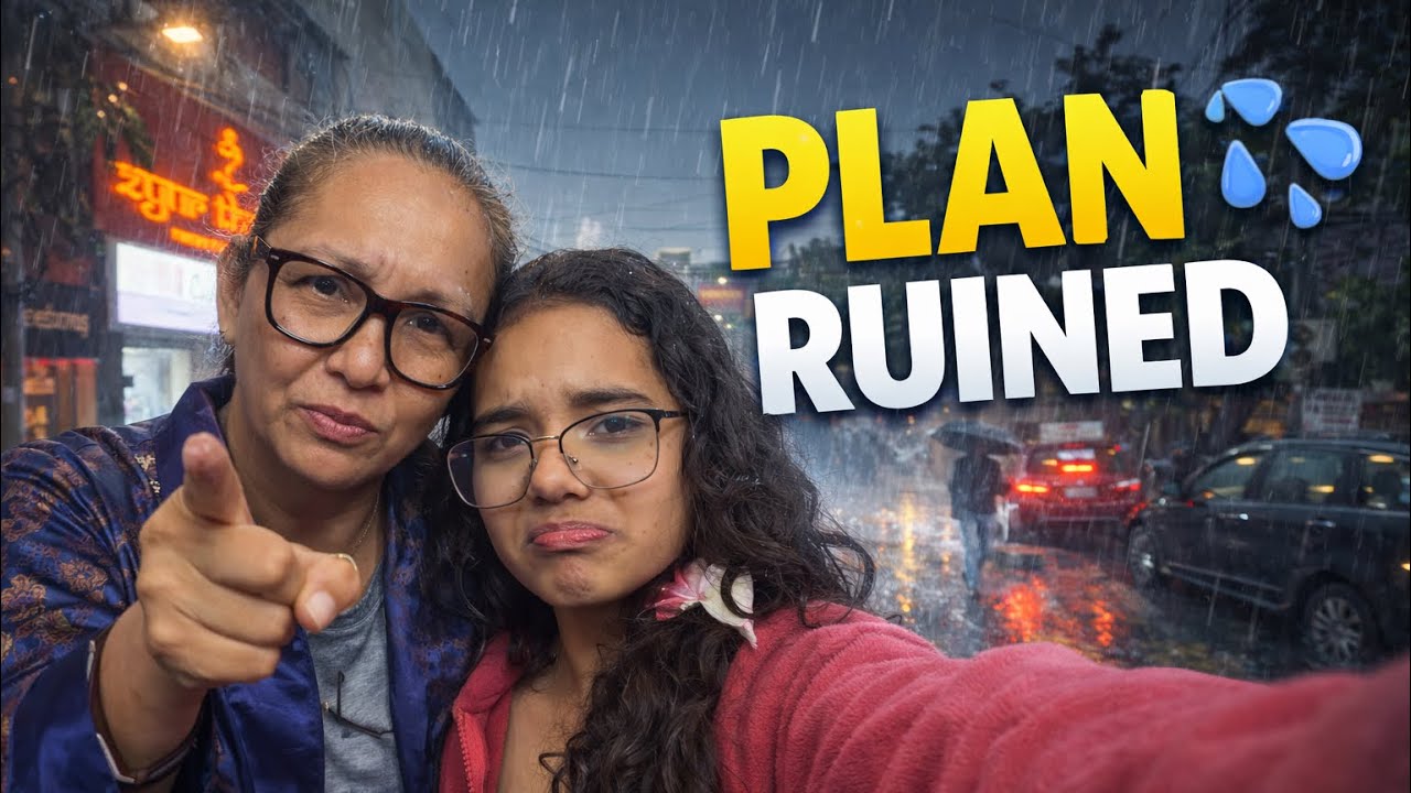 Shopping Plan Ruined by Rain&hellip; But This Happened Instead! Tibetan Vlogger || Mundgod || Delhi 