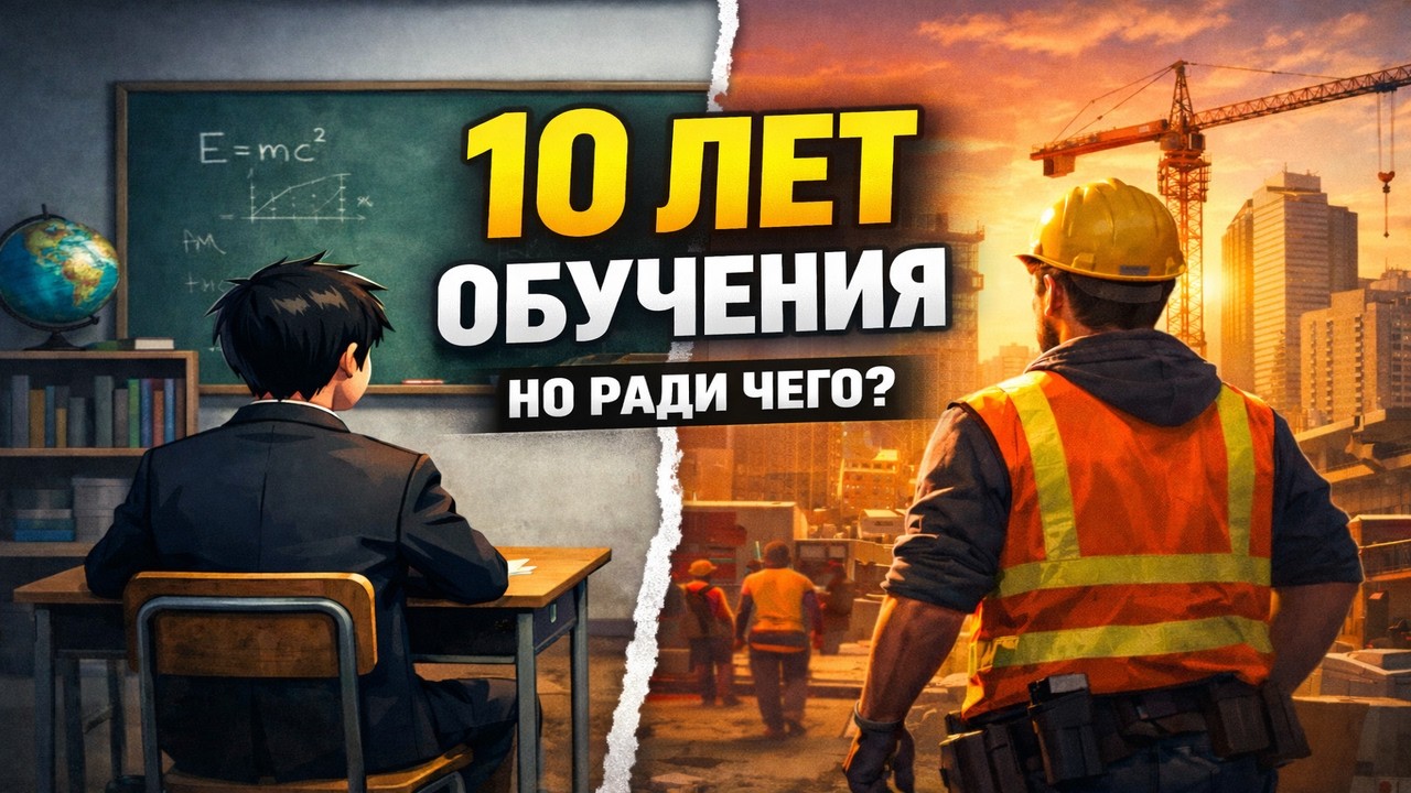 Почему мы тратим 10 лет жизни на школу?