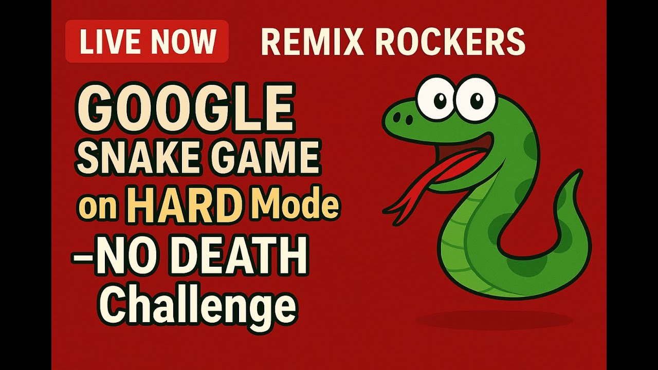 Google Snake Game on Hard Mode &ndash; NO DEATH Challenge