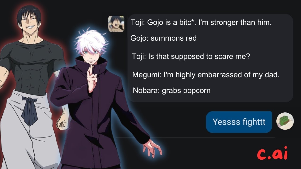I Joined JUJUTSU KAISEN Group Chat And Started A Fight | CHARACTER AI.