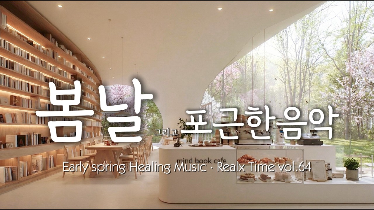 🎵 마음책방과 봄 힐링음악｜Healing Music · Quiet Rest Time vol.64