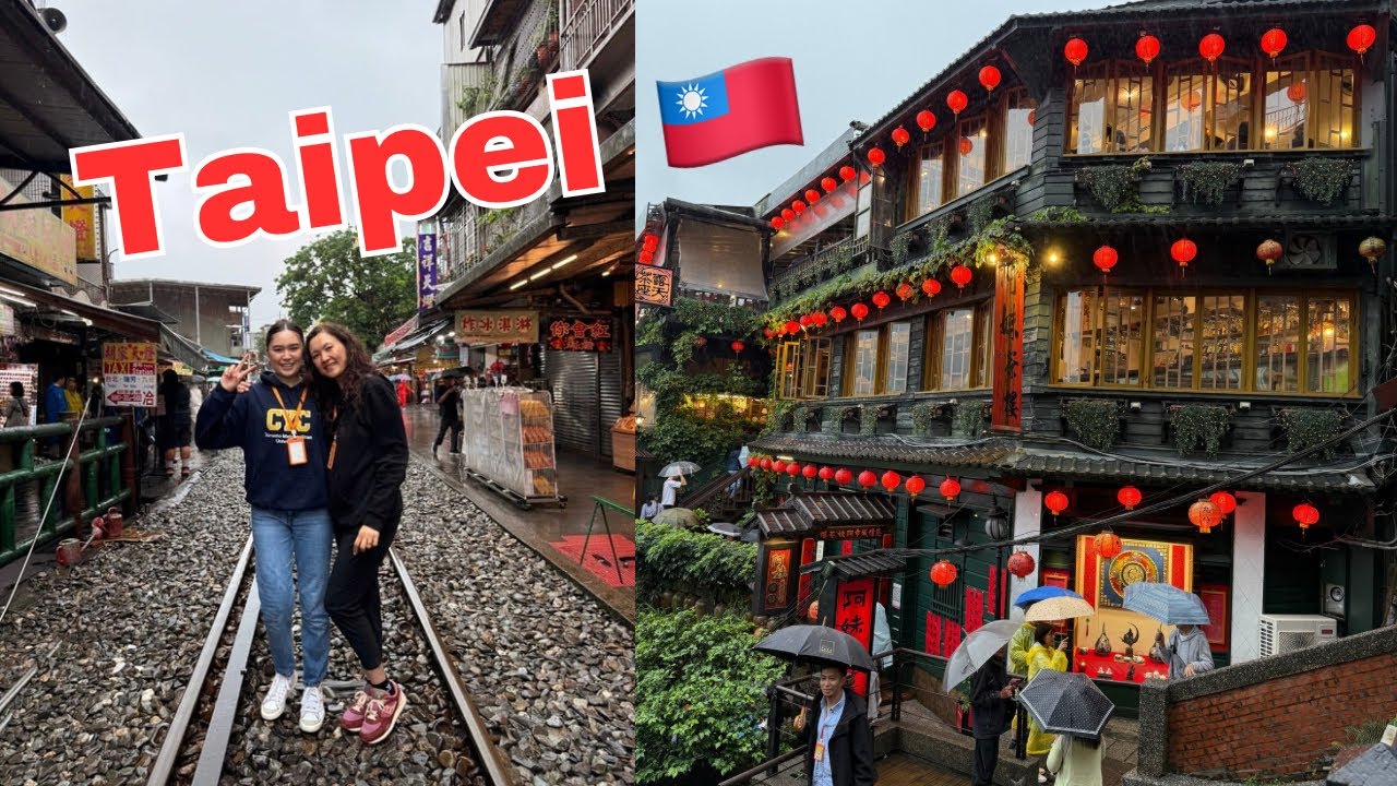 Day Trip 🇹🇼 | Bus Tour Shifen Waterfalls, Old Town, Jiufen