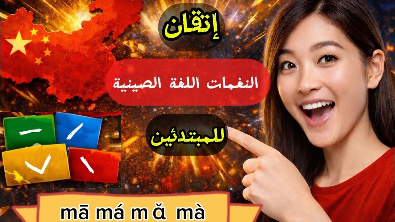 تفهم النغمات الصينية للأبد! 🔥 لا تبدأ بالصينية قبل هذا الفيديو
