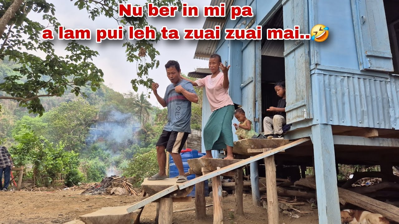 Nu berin mi pa a lam pui leh ta zuai zuai mai le..