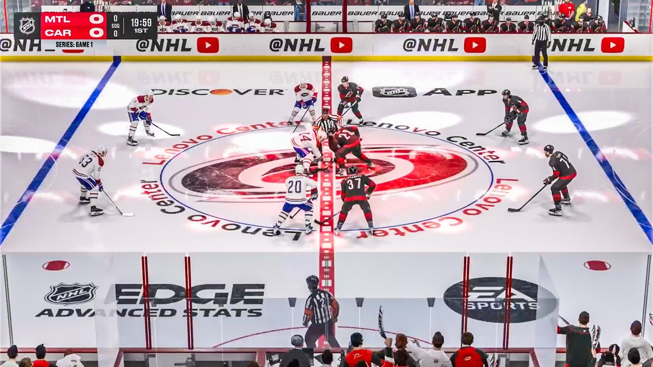 Carolina Hurricanes против Montreal Canadiens, игра 1, финал Восточной конференции, плей-офф Кубк...