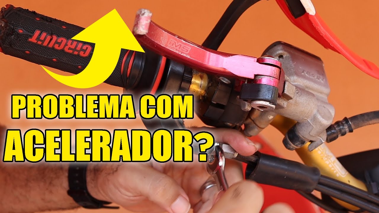 COMO TIRAR FOLGA DO ACELERADOR DA SUA MOTO OFF-ROAD